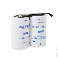 Batterie(s) Batterie eclairage secours 2x D VNT 2S1P ST1 2.4V 4Ah Fast