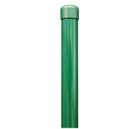 Zaunpfosten,ungebohrt,zinkp.grün Kst.b.,L965mm,Pfosten Ø34mm