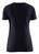 Damen T-Shirt 3D 3431 dunkel marineblau - Rückseite