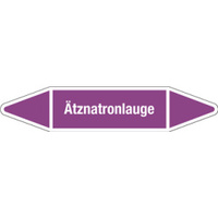Aufkleber Ätznatronlauge, violett, Folie, 180 x 37 mm, L701