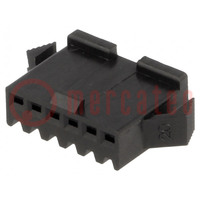 Plug; wire-wire; female; NPP; 2.5mm; PIN: 6; w/o contacts; for cable