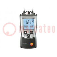 Termohigrómetro; LCD; -10÷50°C; 0÷100%RH; Exact: ±0,5°C; IP20