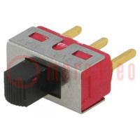 Switch: slide; Pos: 2; SPDT; 2A/250VAC; ON-ON; THT; -30÷85°C; UL94V-0