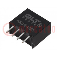 Converter: DC/DC; 1W; Uin: 10.8÷13.2V; Uout: 5VDC; SIL4; 7x11.7x10mm