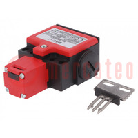 Safety switch: key operated; MA160; NC + NO; IP65; plastic