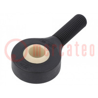 Ball joint; Øhole: 10mm; M10; 1.25; right hand thread,outside