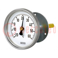 Misuratore: temperatura; analogico,bimetallico; -20÷60°C; A48