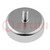 Magnet: permanent; hard ferrite; H: 7mm; 40N; Ø: 25mm; Ext.thread: M4