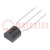 Transistor: NPN; bipolaire; 45V; 0,8A; 0,625W; TO92