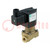 Electromagnetic valve; 0÷10bar; brass; NBR rubber; IP65; 24VDC