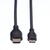 ROLINE Monitorkabel HDMI High Speed met Ethernet, HDMI Male - Mini HDMI Male, 0,8 m