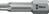 Grot do śrub z łbem z gniazdem TORX® 1/4 DIN 3126, ciągliwo-twardy, z obszarem skrętnym, T9