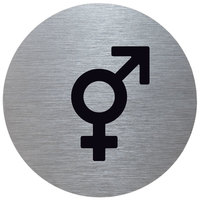 Piktogramm rund, verschiedene Symbole, Durchm.: 7,0 cm, inkl. Klebepad Version: 14 - Transgender