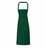 Premier Workwear Organic Cotton Bib Apron (No Pocket) PW102 60 x 87 cm Bottle Green (ca. Pantone 560C)