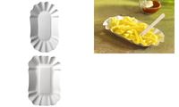 PAPSTAR Pommes-Schale "pure", Maße: 105 x 175 x 30 mm, weiß (6411273)