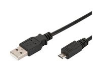DIGITUS USB 2.0 Anschlusskabel, USB-A - Micro USB-B, 3,0 m (11006671)