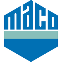 LOGO zu MACO Abdeckung lang Ecklager DT160 graphitschwarz RAL 9011 (37130)
