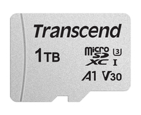 TRANSCEND MICROSDXC 300S-A 1TB CLASS 10 UHS-I U3 V30 A2 TS1TUSD300S-A