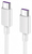 REEKIN 5A QUICK CHARGE CABLE USB-C TO USB-C 1M (WHITE) CAB-032-1M-WH