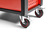 Werkstattwagen Protector- Professional Edition mit 8 Schubladen, rot/schwarze Ausführung 678 x 459 x 777 mm, Edelstahlarbeitsplatte