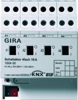 Schaltaktor KNX REG 4TE 4Ausg 16A 3600W 230-400V Vor Ort-Handbedienung
