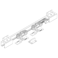 Schiebetürbeschlag 40 NT Flügelbreite 50-142cm