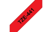 TZe-Schriftbandkassetten TZe-441, schwarz auf rot Bild1