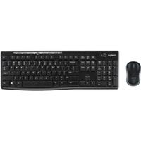 Logitech Wireless Keyboard+Mouse MK270 black retail