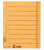 Trennblatt, A4, durchgefärbter Karton, gelb