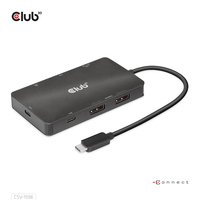 CLUB3D USB Gen2 Type-C to Dual DisplayPort 4k60Hz 7-in-1 HUB