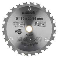 wolfcraft GmbH 6346000 cirkelzaagblad 18,4 cm 1 stuk(s)