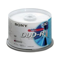 Sony DVD-R 16x, 50 4.7 GB 50 pc(s)