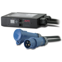 APC In-Line Current Meter, 16A, 230V, IEC309-16A, 2P+G unidad de distribución de energía (PDU) Negro