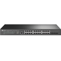 TP-Link JetStream TL-SG3428XPP-M2 łącza sieciowe Zarządzany L2+ 2.5G Ethernet (100/1000/2500) Obsługa PoE 1U Czarny