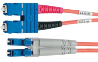 Telegärtner L00893C0022 Glasvezel kabel 5 m SC LC OM3 Turkoois