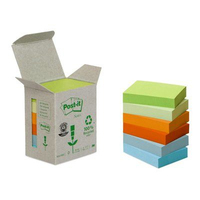 3M 6531GB note paper Rectangle Blue, Green, Orange, Yellow 100 sheets Self-adhesive