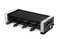 Rotel U1231CH Raclette Grill 8 Person(en) 1200 W Schwarz, Silber