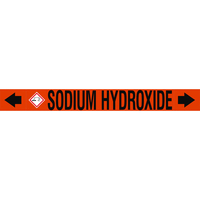 Brady ASMEPM-100X690MM-SODIUM HYDROXIDE selbstklebendes Etikett Rechteck Permanent Mehrfarbig