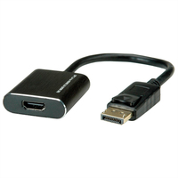 ROLINE 12.03.3164 adapter kablowy 0,15 m DisplayPort HDMI Typu A (Standard) Czarny
