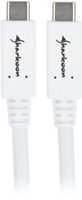 Sharkoon 4044951021178 câble USB 0,5 m USB 3.2 Gen 1 (3.1 Gen 1) USB C Blanc