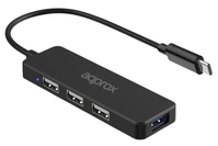 Approx APPC48V2 hálózati csatlakozó USB C-típus 5000 Mbit/s Fekete