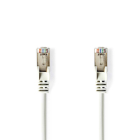 Nedis CCGP85121WT05 cable de red Blanco 0,5 m Cat5e SF/UTP (S-FTP)