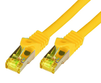 M-Cab PAC0039 Netzwerkkabel Gelb 0,25 m Cat7 S/FTP (S-STP)