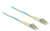 DeLOCK 86549 Glasvezel kabel 0,5 m LC OM3 Aqua-kleur