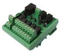 ONLINE USV-Systeme Relais box Serieller Konverter/Repeater/Isolator Schwarz, Grün