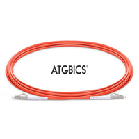 ATGBICS LC-SC OM2, Fibre Optic Cable, Multimode, Simplex, Orange, 9m