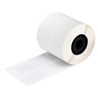 Brady MNK-BPT-517-427 printer label Transparent, White Self-adhesive printer label