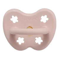 HEVEA 004201 Baby-Schnuller Klassischer Babyschnuller Kieferorthopädisch Gummi Pink