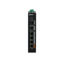 Dahua Technology PoE PFS3106-4ET-60-V2 network switch Unmanaged L2 Fast Ethernet (10/100) Black