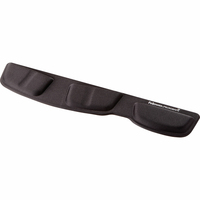 Fellowes Keyboard Wrist Rest - Health-V Wrist Rest with Antibacterial Protection - Ergonomic Wrist Support for Computer, Laptop, Home Office Use - Black